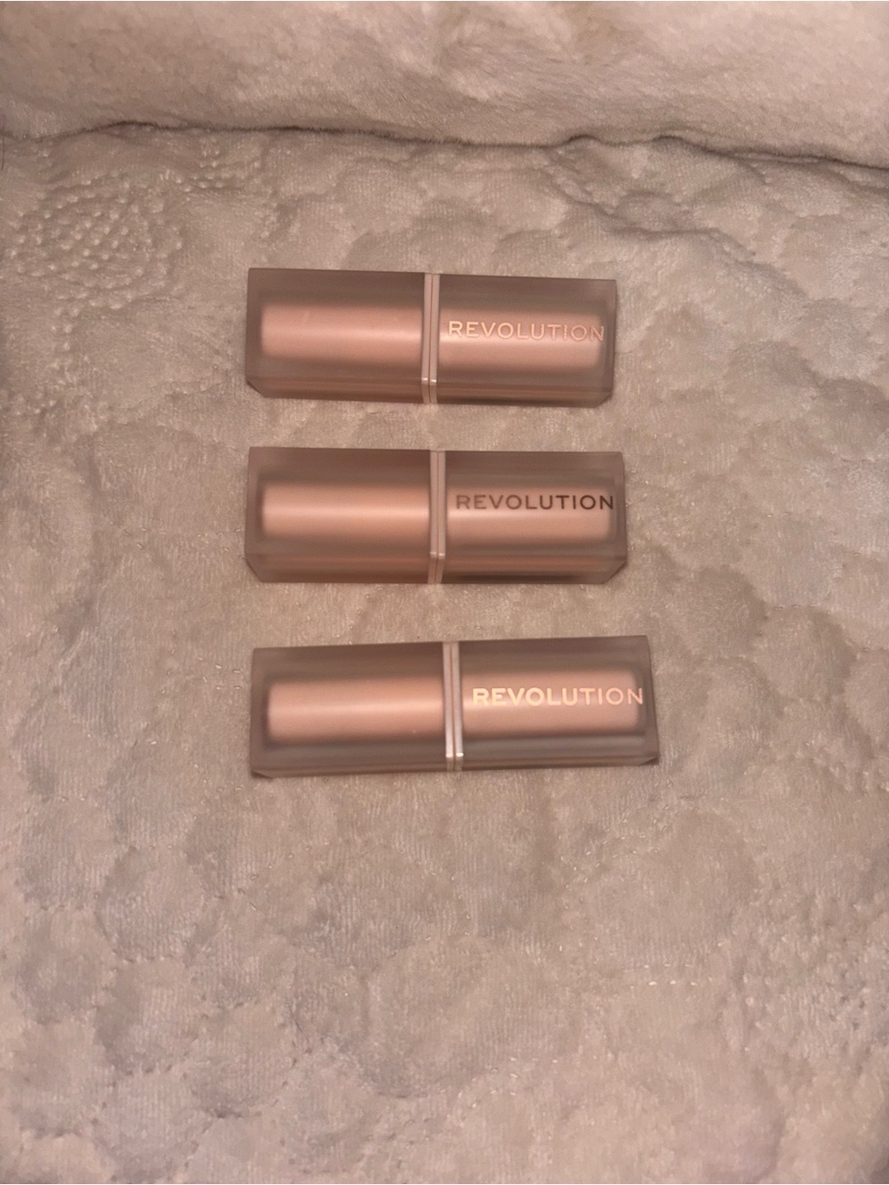 Revolution lipsticks